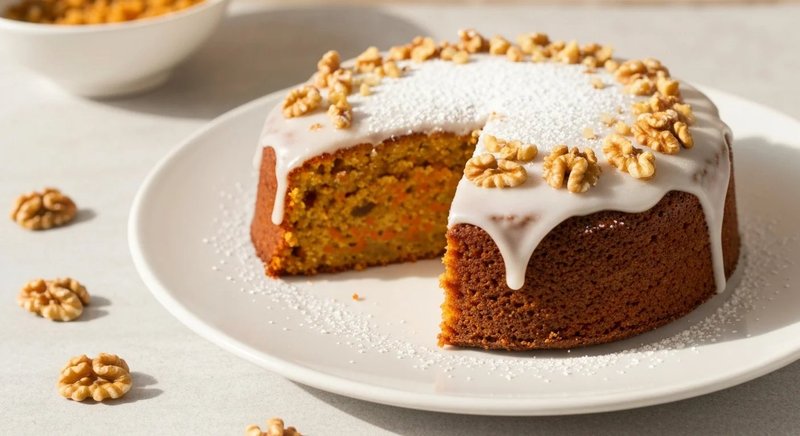 Gluten-Free Carrot Cake — baking recipe, serves 4