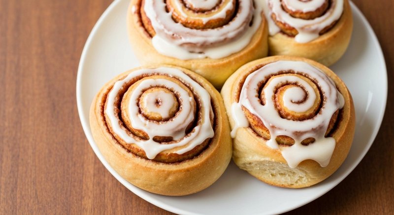 Gluten-Free Cinnamon Rolls — baking recipe, serves 4