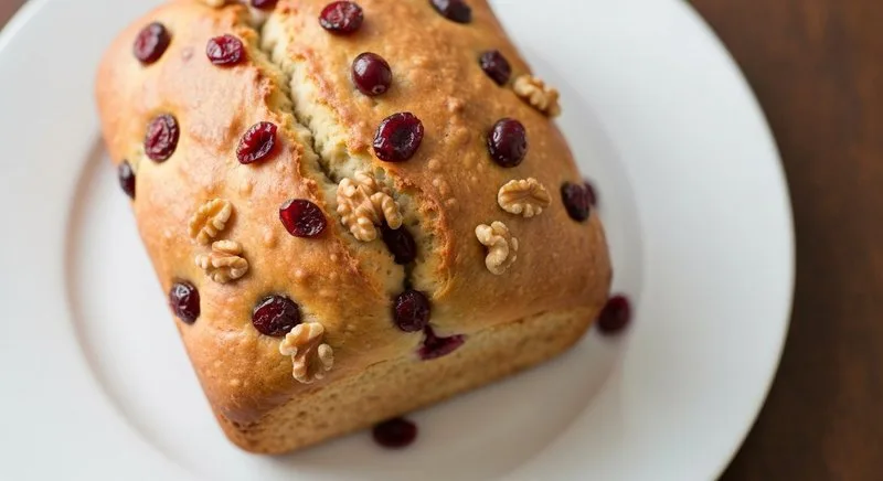 Gluten-Free Cranberry Walnut Bread
