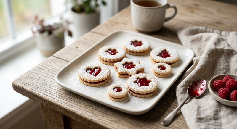 Gluten-Free Linzer Cookies — baking recipe, serves 4