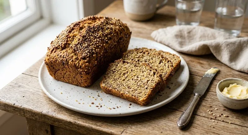 Gluten-Free Millet and Flax Seed Loaf