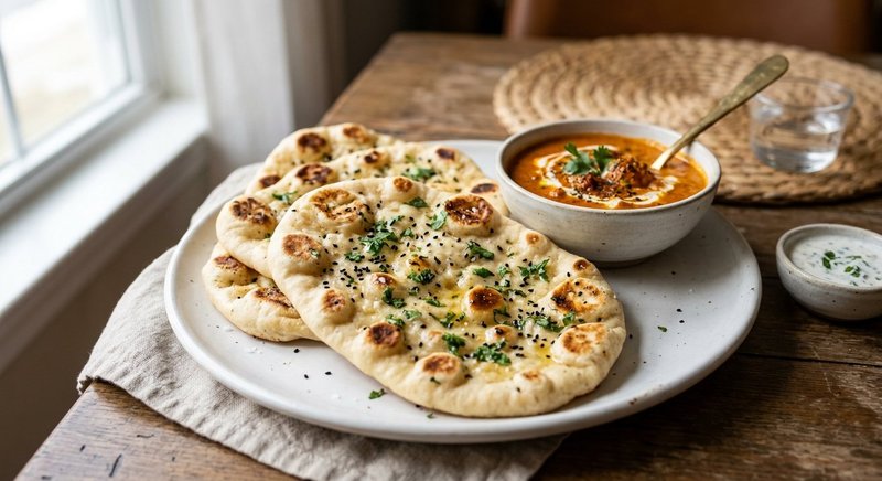 Gluten-Free Naan Bread — baking recipe, serves 4