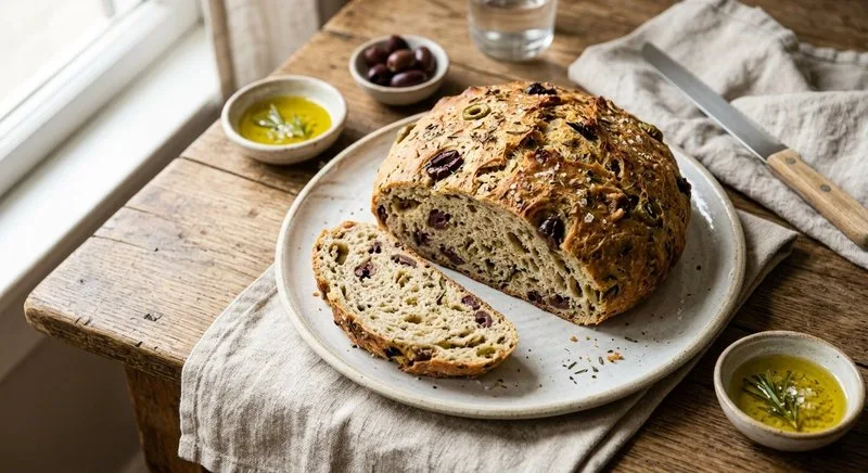 Gluten-Free Olive Bread