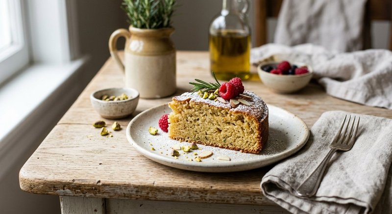 Gluten-Free Olive Oil Cake — baking recipe, serves 4