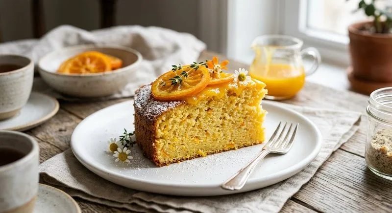 Gluten-Free Orange Polenta Cake