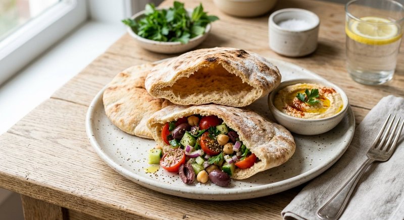 Gluten-Free Pita Bread — baking recipe, serves 4