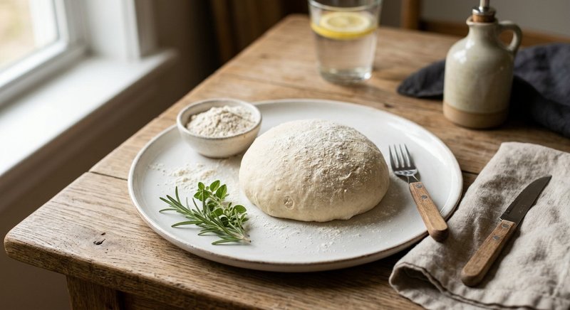 Gluten-Free Pizza Dough — baking recipe, serves 4
