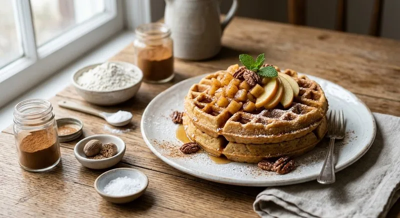Gluten-Free Apple Cinnamon Waffles