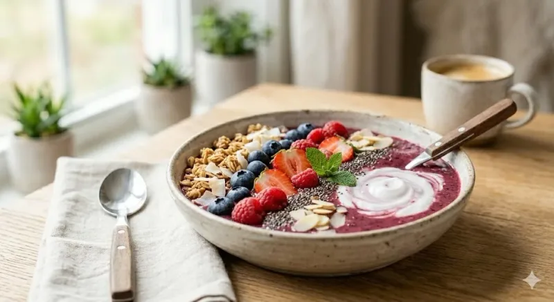 Gluten-Free Berry Smoothie Bowl