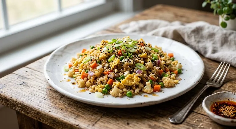 Gluten-Free Cauliflower Egg Fried Rice