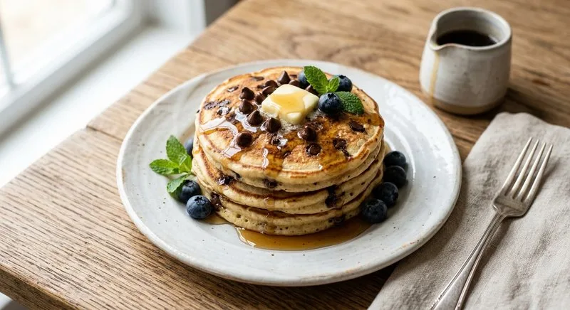 Gluten-Free Chocolate Chip Pancakes