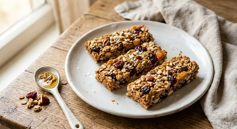 Gluten-Free Fruit and Nut Granola Bars