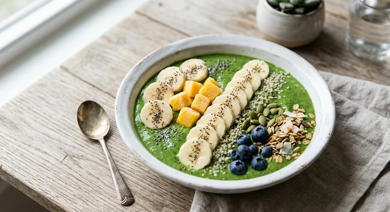 Gluten-Free Green Smoothie Bowl
