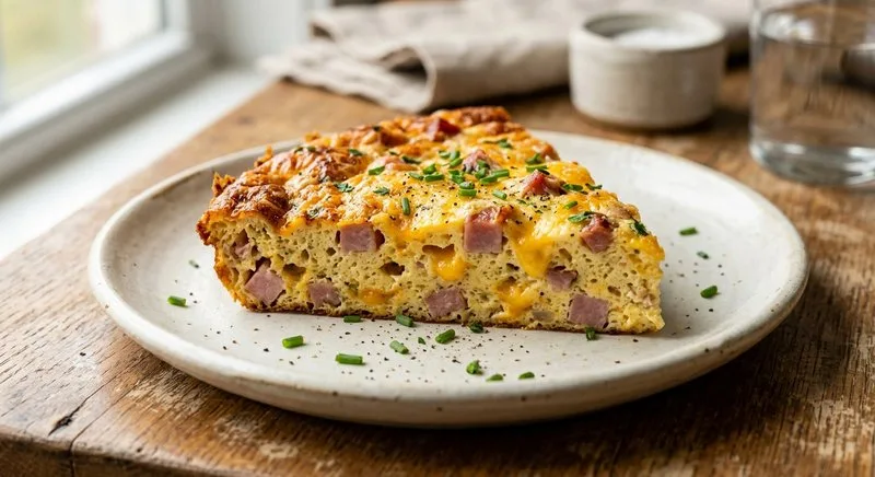 Gluten-Free Ham and Cheese Frittata