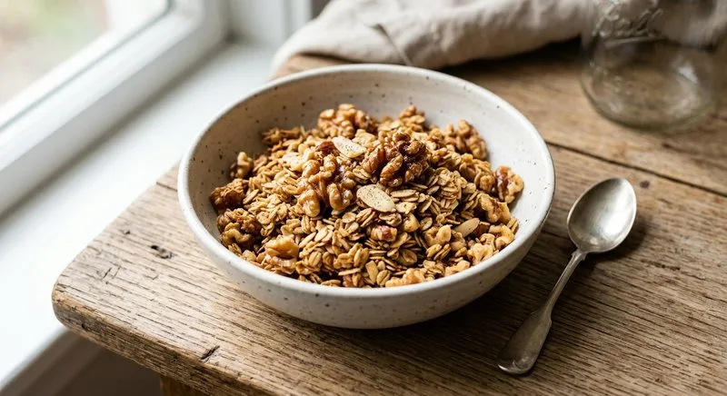 Gluten-Free Maple Walnut Granola