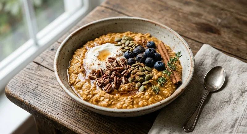 Gluten-Free Pumpkin Spice Overnight Oats