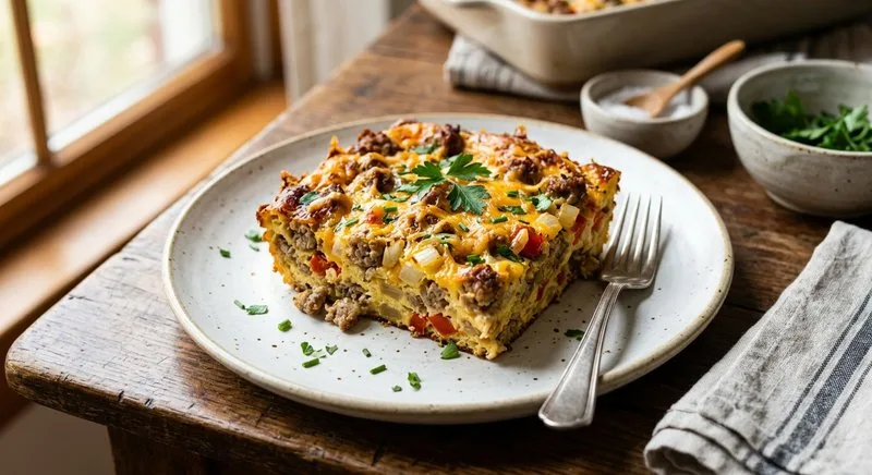 Gluten-Free Sausage and Egg Casserole