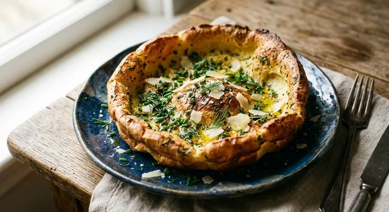 Gluten-Free Savory Dutch Baby with Herbs