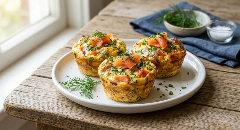 Gluten-Free Smoked Salmon Egg Cups