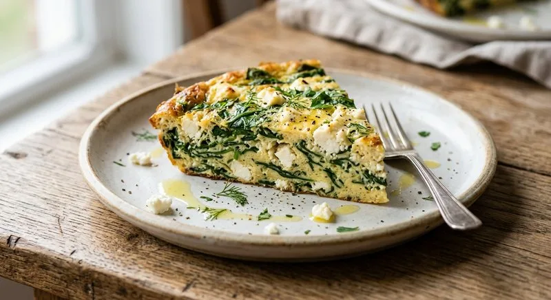 Gluten-Free Spinach and Feta Frittata