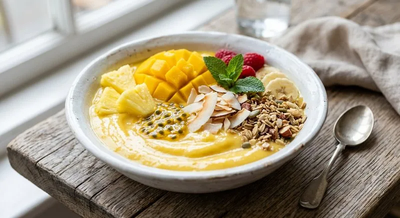 Gluten-Free Tropical Smoothie Bowl