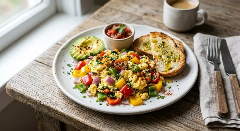 Gluten-Free Veggie Breakfast Scramble