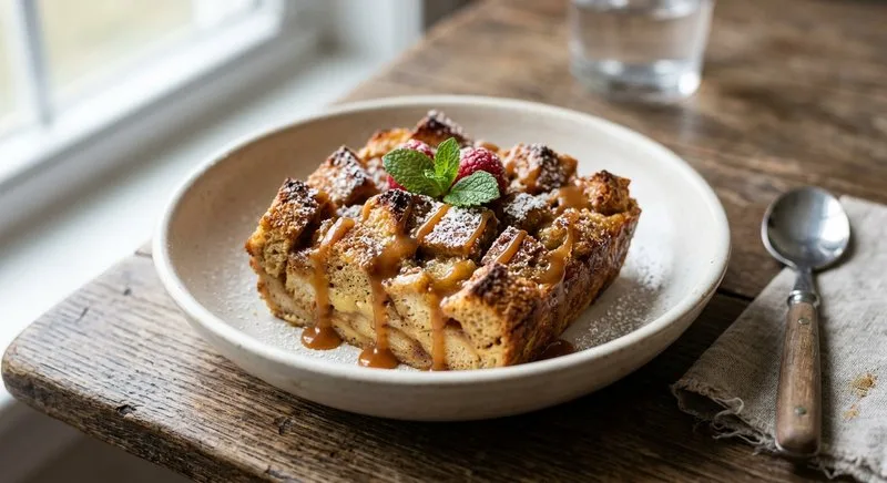 Gluten-Free Bread Pudding with Bread