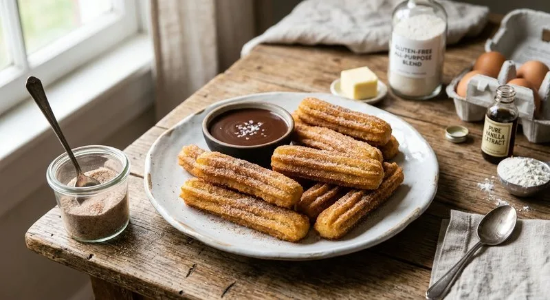 Gluten-Free Churros with Rice Flour