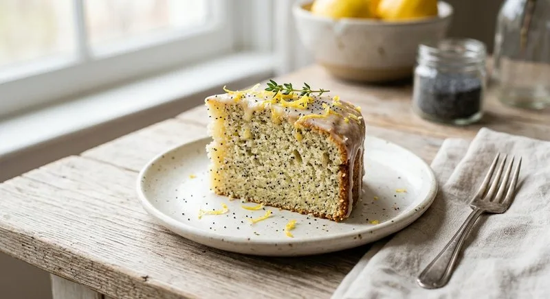 Gluten-Free Lemon Poppy Seed Cake