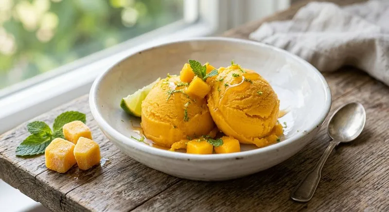 Gluten-Free Mango Sorbet