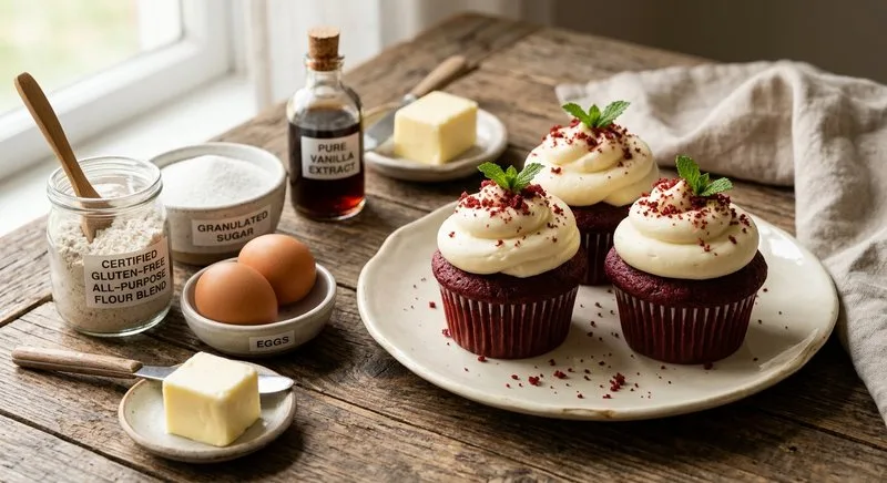 Gluten-Free Red Velvet Cupcakes