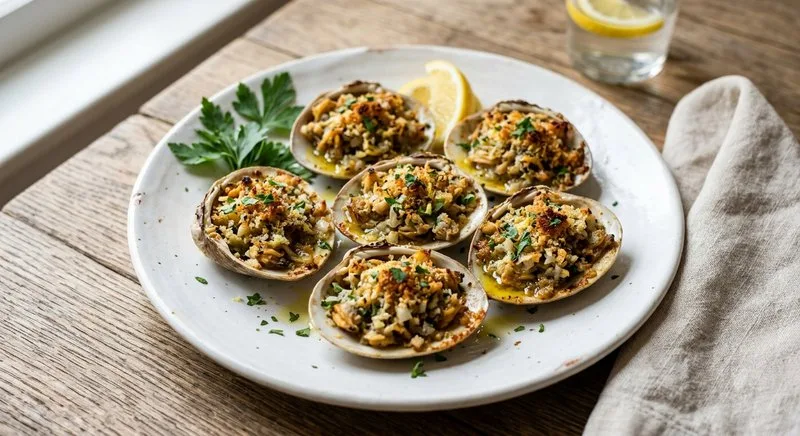 Gluten-Free Baked Stuffed Clams