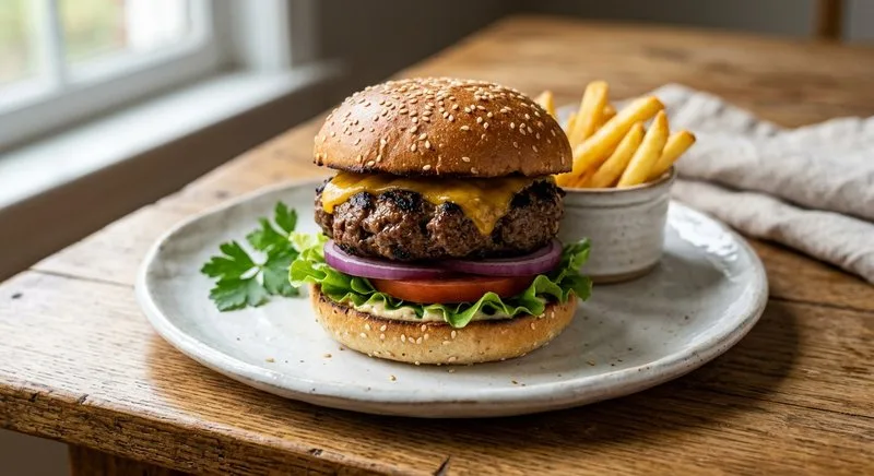 Gluten-Free Classic Burger on Bun