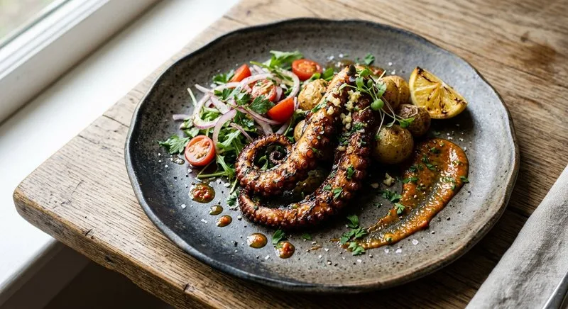 Gluten-Free Grilled Octopus