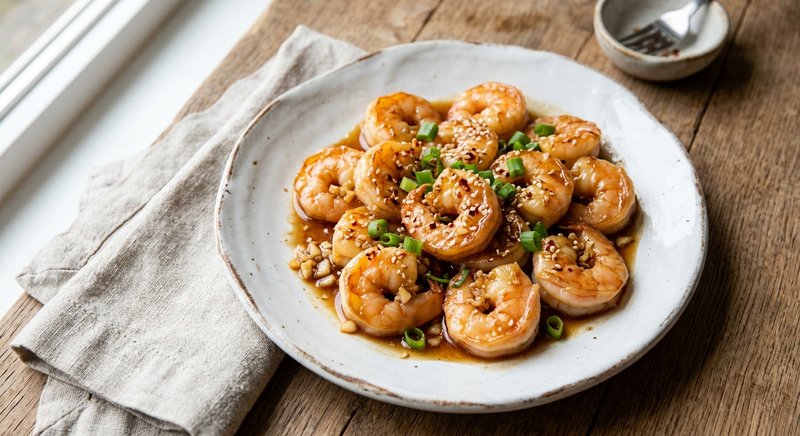 Gluten-Free Honey Garlic Shrimp — dinner recipe, serves 4