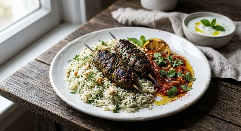 Gluten-Free Lamb Kofta with Rice