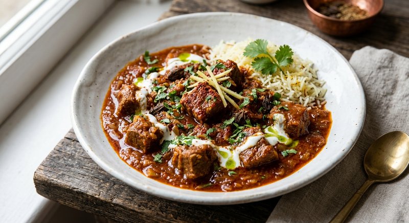 Gluten-Free Lamb Rogan Josh — dinner recipe, serves 4