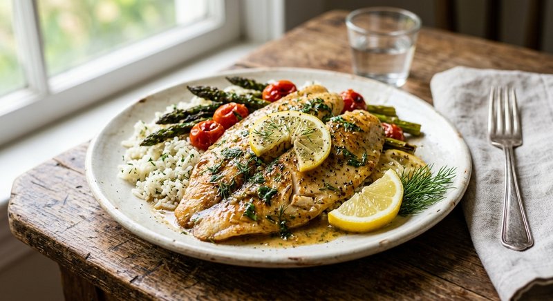 Gluten-Free Lemon Herb Tilapia — dinner recipe, serves 4
