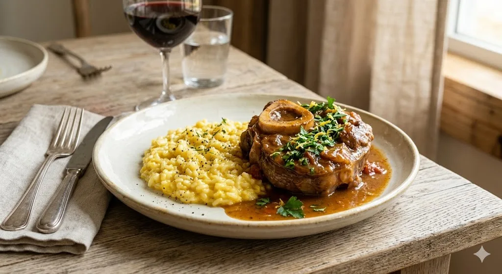 Gluten-Free Osso Buco with Risotto