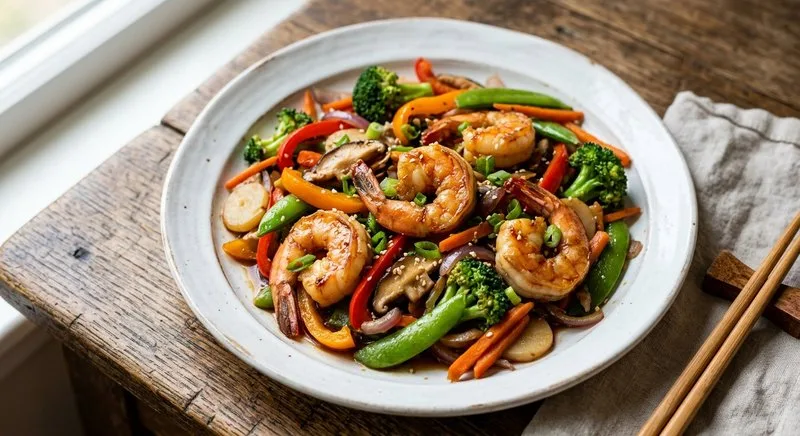 Gluten-Free Shrimp Stir-Fry with Tamari Sauce
