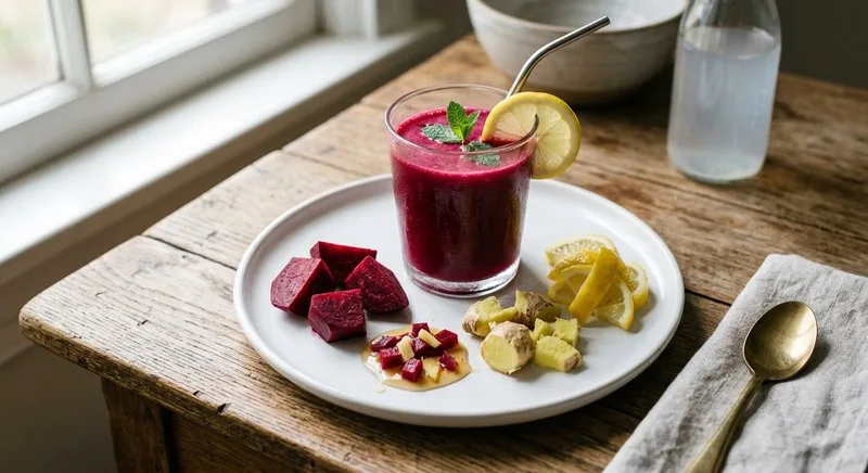 Gluten-Free Beet and Ginger Juice