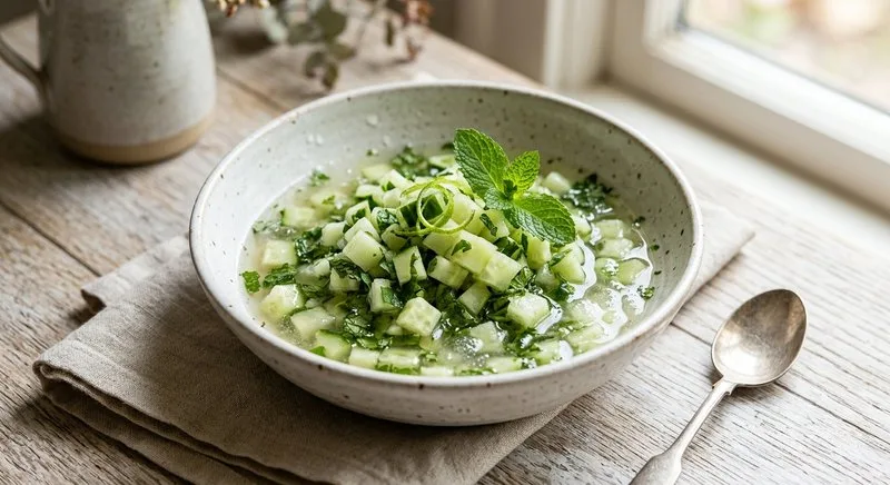 Gluten-Free Cucumber Mint Cooler
