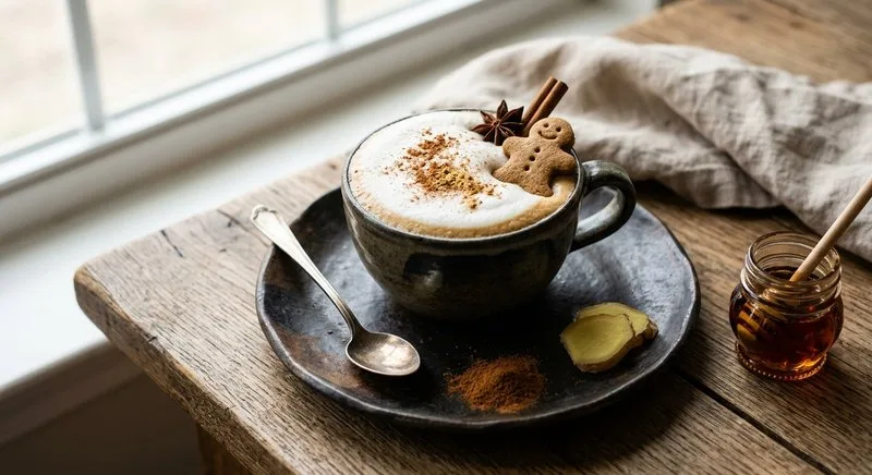 Gluten-Free Gingerbread Latte