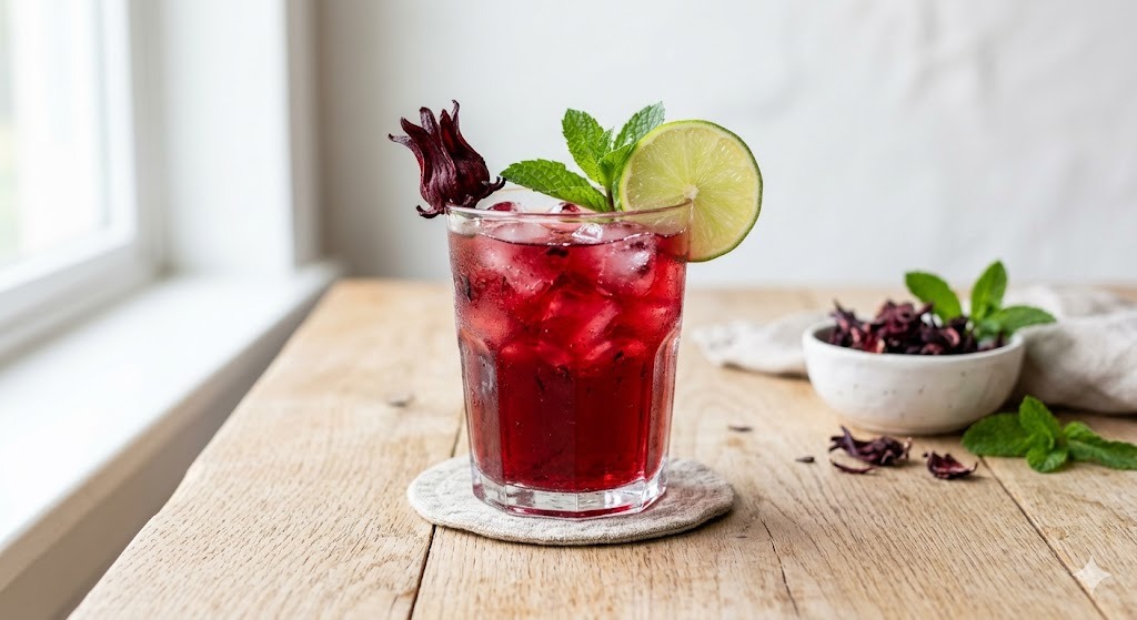 Gluten-Free Hibiscus Agua Fresca — drinks and smoothies recipe, serves 2
