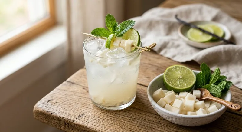Gluten-Free Jicama Agua Fresca