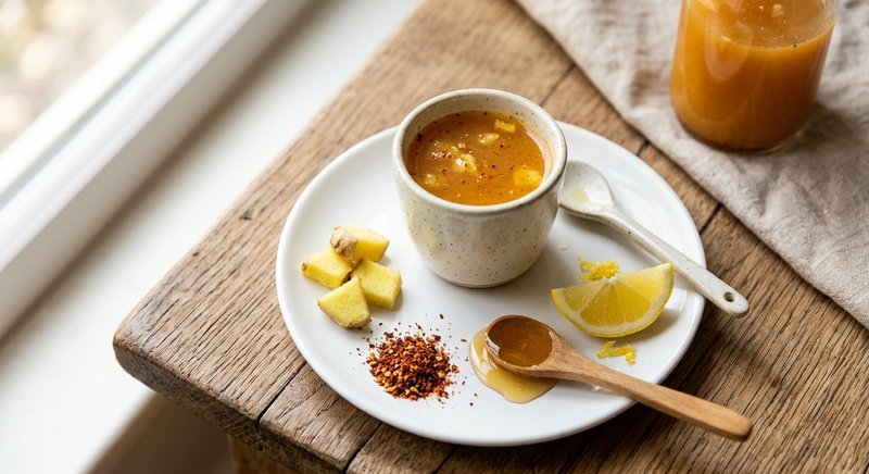 Gluten-Free Lemon Cayenne Detox Shot — drinks and smoothies recipe, serves 2