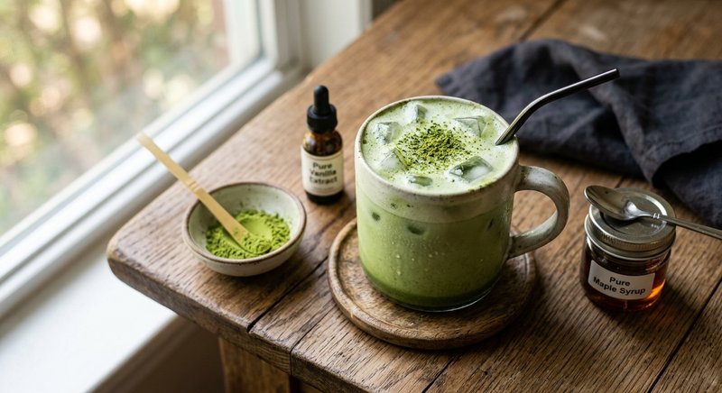 Gluten-Free Matcha Latte — drinks and smoothies recipe, serves 2