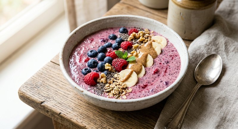 Gluten-Free Overnight Chia Smoothie — drinks and smoothies recipe, serves 2