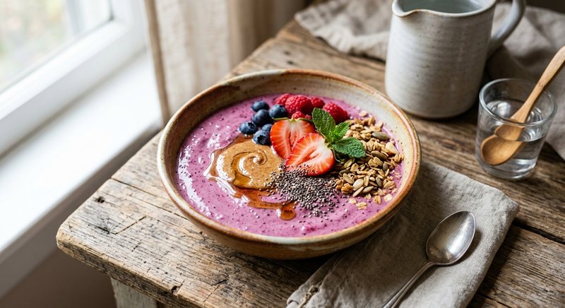 Gluten-Free Overnight Protein Smoothie — drinks and smoothies recipe, serves 2