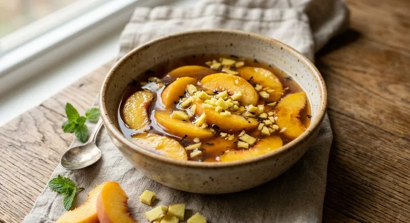 Gluten-Free Peach Ginger Tea